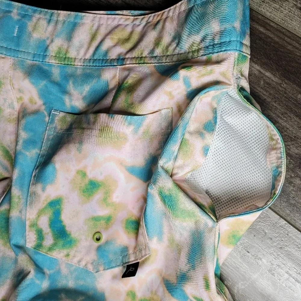 NWT art class Boys Size 18 Tie Dye Swim Trunks Board Shorts